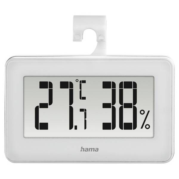 hama 00186363 Thermo-/Hygrometer "Mini", Weiß