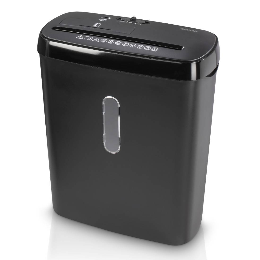 hama 00050542 Aktenvernichter "Basic S8CD", Schredder mit Sicherheitsstufe P2 T1-0