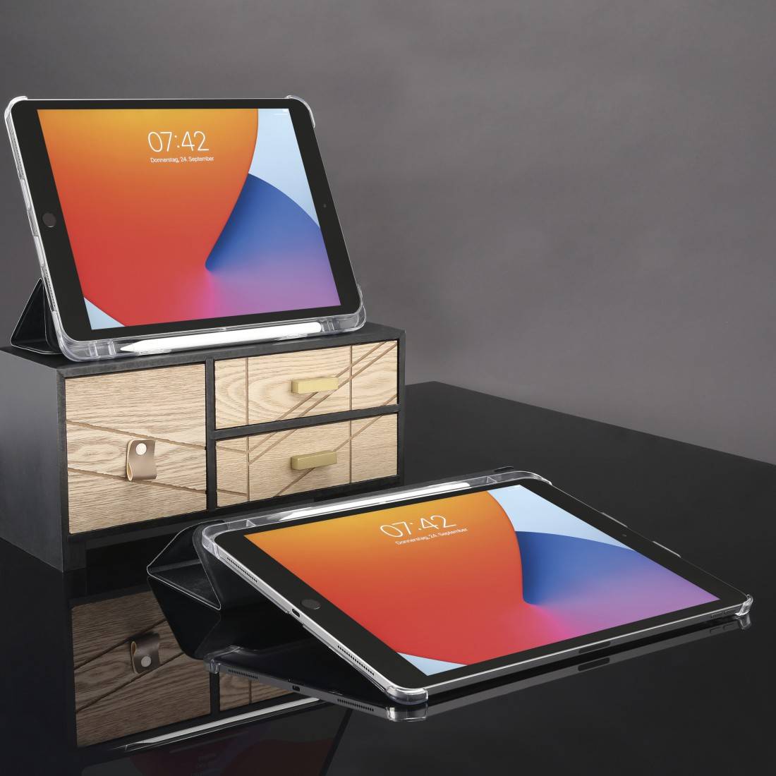 hama 00216407 Tablet-Case "Fold Clear" mit Stiftfach für iPad 10.2" (2019/2020/2021)-4