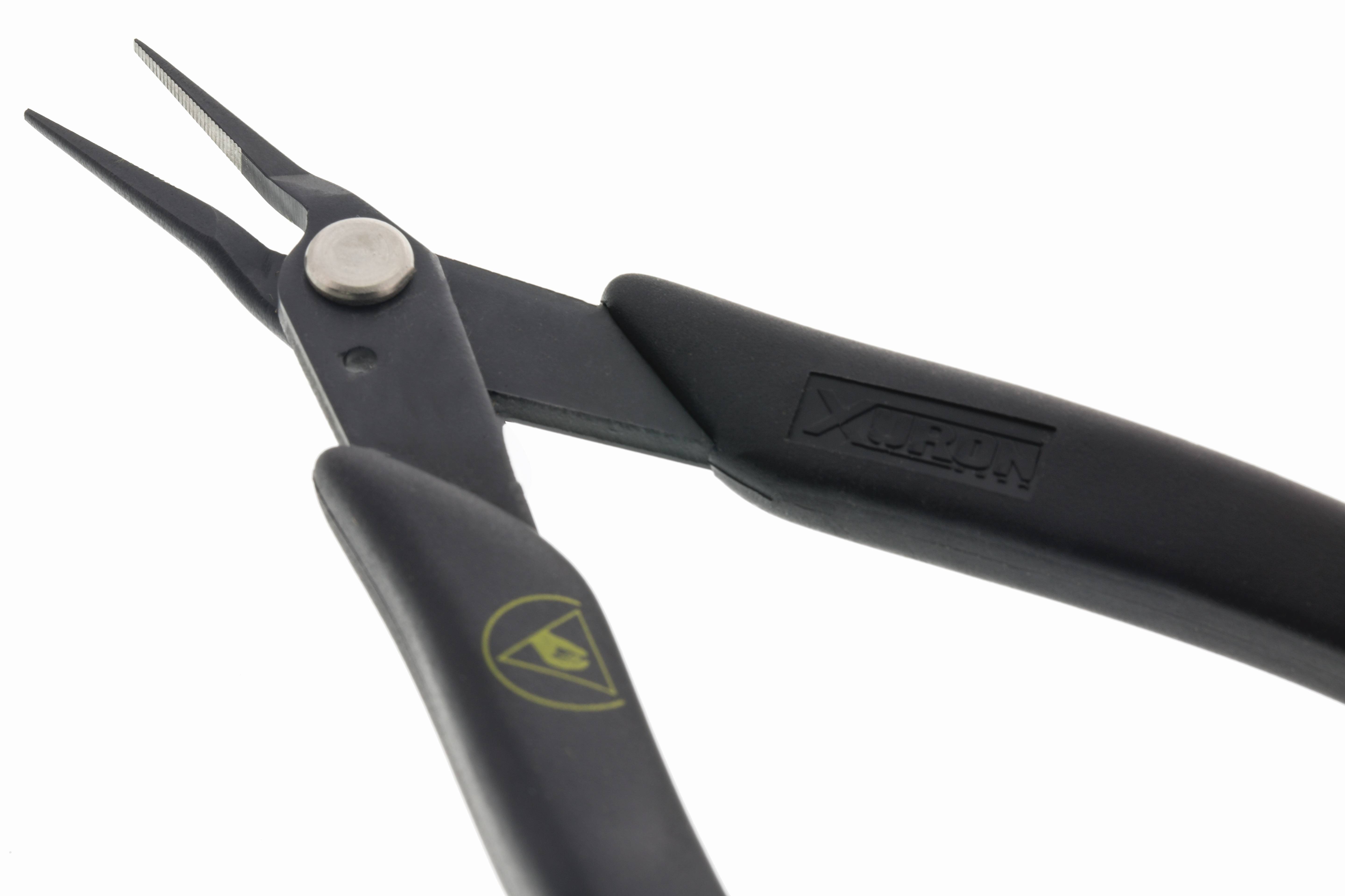 450SAS Tweezer Nose™ Pinzettzange mit Verzahnung u. ESD gerechten Griffen-0
