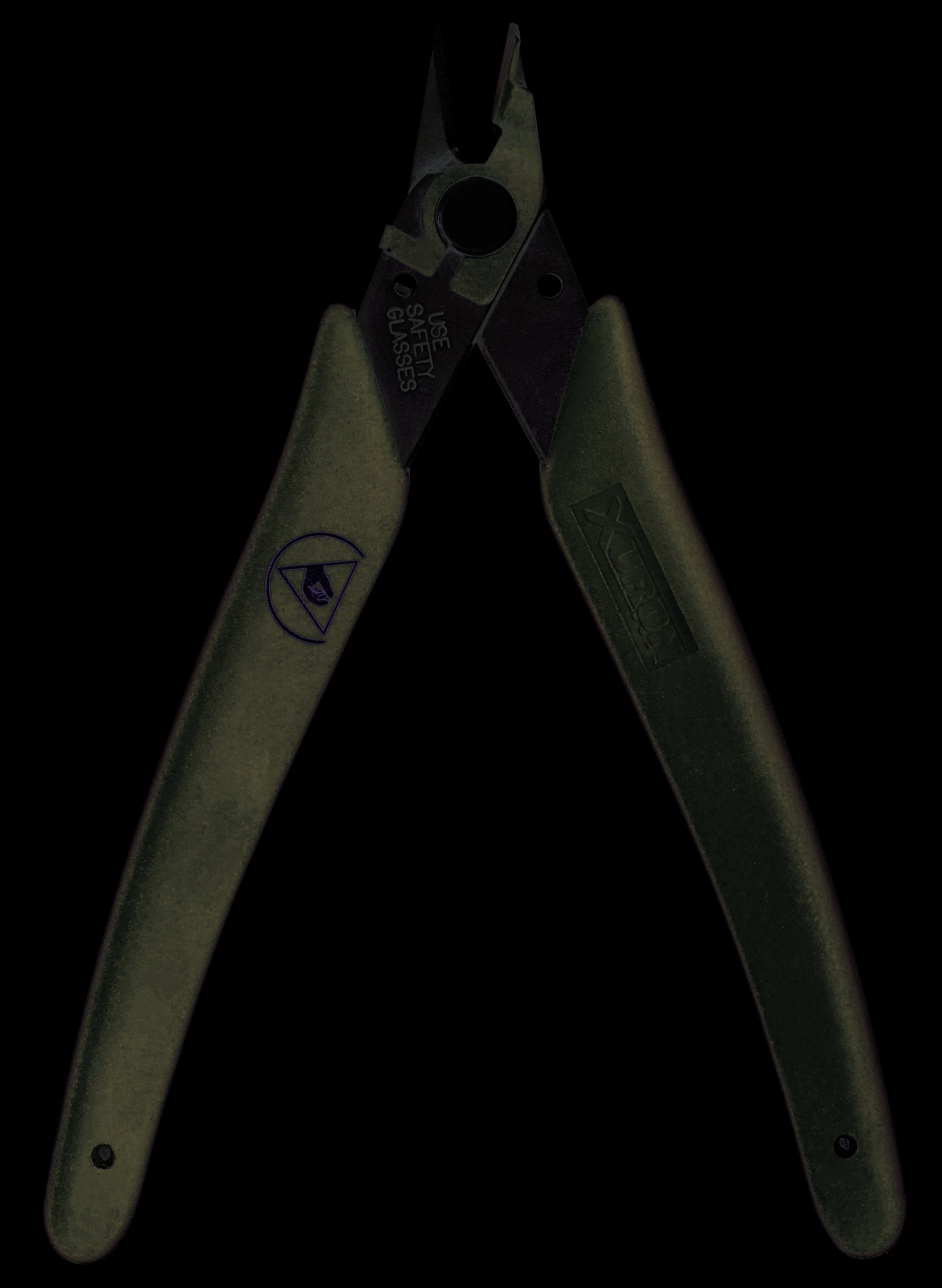 LXASF Micro-Shear® Seitenschneider polierte Oberfläche mit Drahthalter u. ESD gerechten Griffen-2
