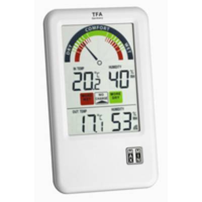 TFA 30.3045 - Weiß - Innen-Hygrometer - Innen-Thermometer - Außen