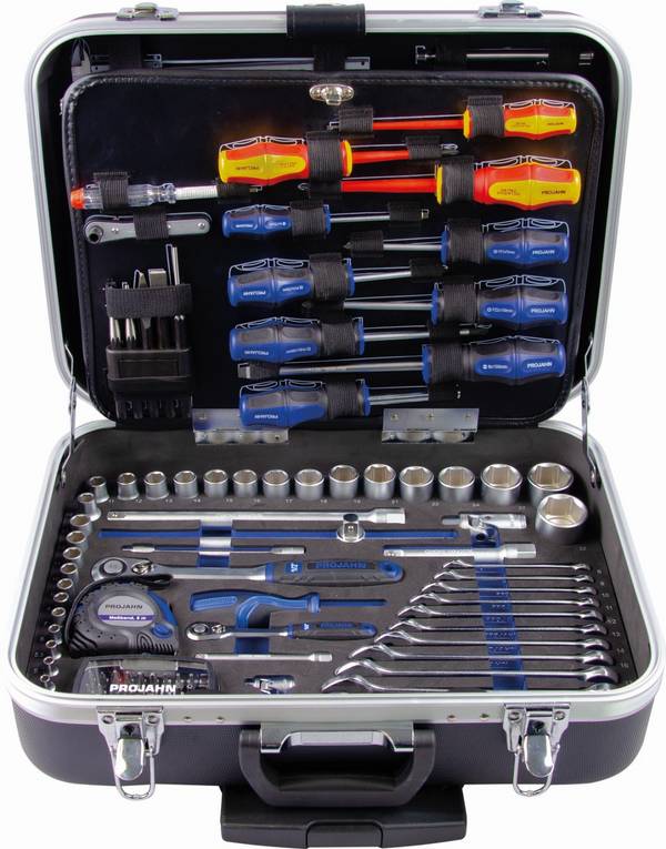 Projahn proficraft Werkzeug-Trolley UNIVERSAL metrisch 6,3 (1/4") + 12,5 (1/2") 131-teilig