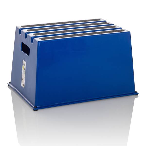 Tritthocker Trittstufe TIO-E1 Kunststoff blau hjh OFFICE