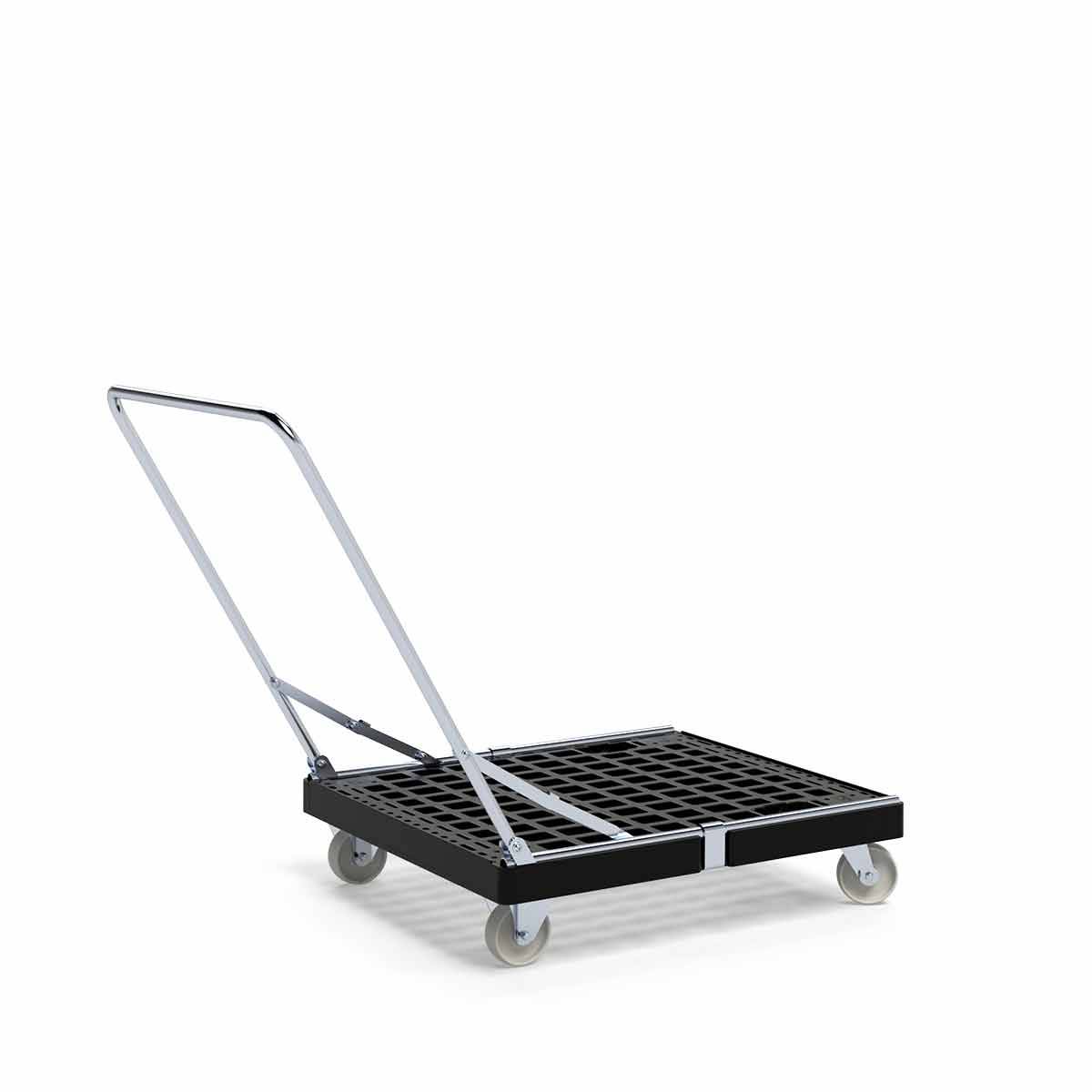Transportroller 815x724 mm schwarz mit Schiebebügel "Basic"-2