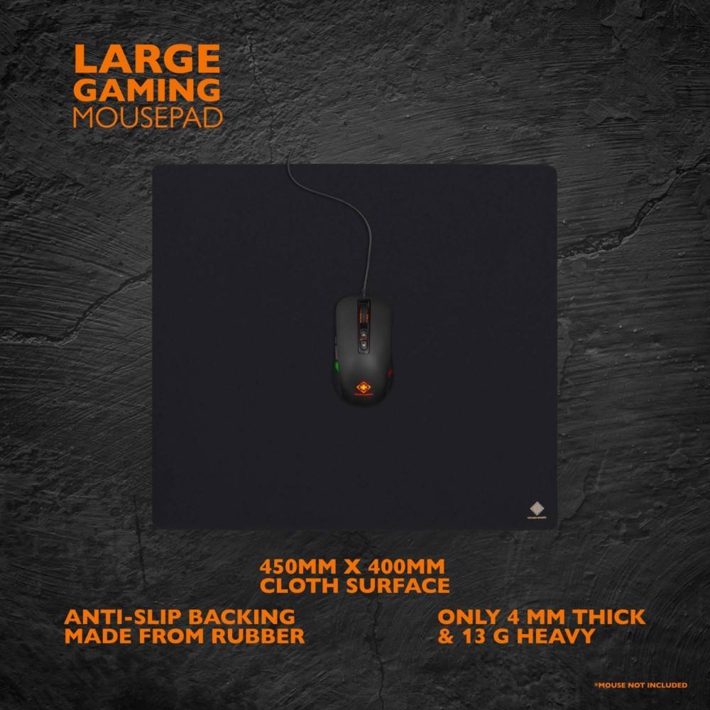 Telestar Mauspad Gr. XL, 45x40cm, sw GAM-063-3