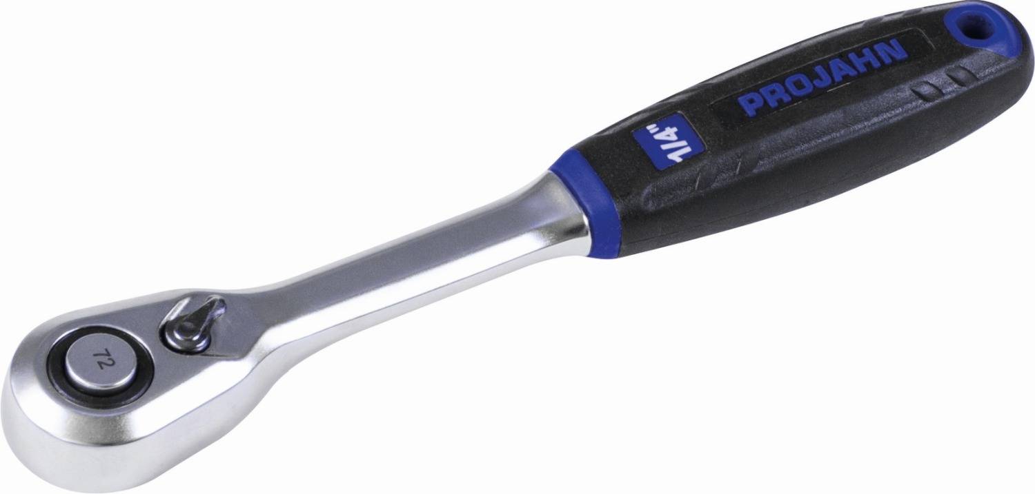 Projahn Umschaltknarre Ratsche mit Feinverzahnung 72 Zähne 6,3 (1/4") max. Drehmoment 80 Nm-0