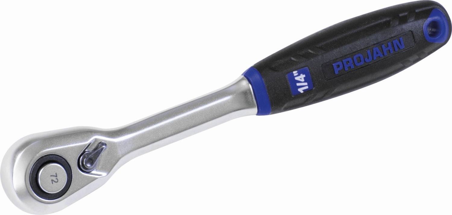 Projahn Umschaltknarre Ratsche mit Feinverzahnung 72 Zähne 6,3 (1/4") max. Drehmoment 80 Nm-1
