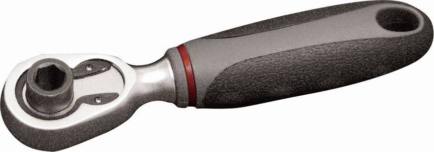 Projahn Bit-Umschaltknarre Ratsche mit Grobverzahnung 48 Zähne 6,3 (1/4") max. Drehmoment 55 Nm-0