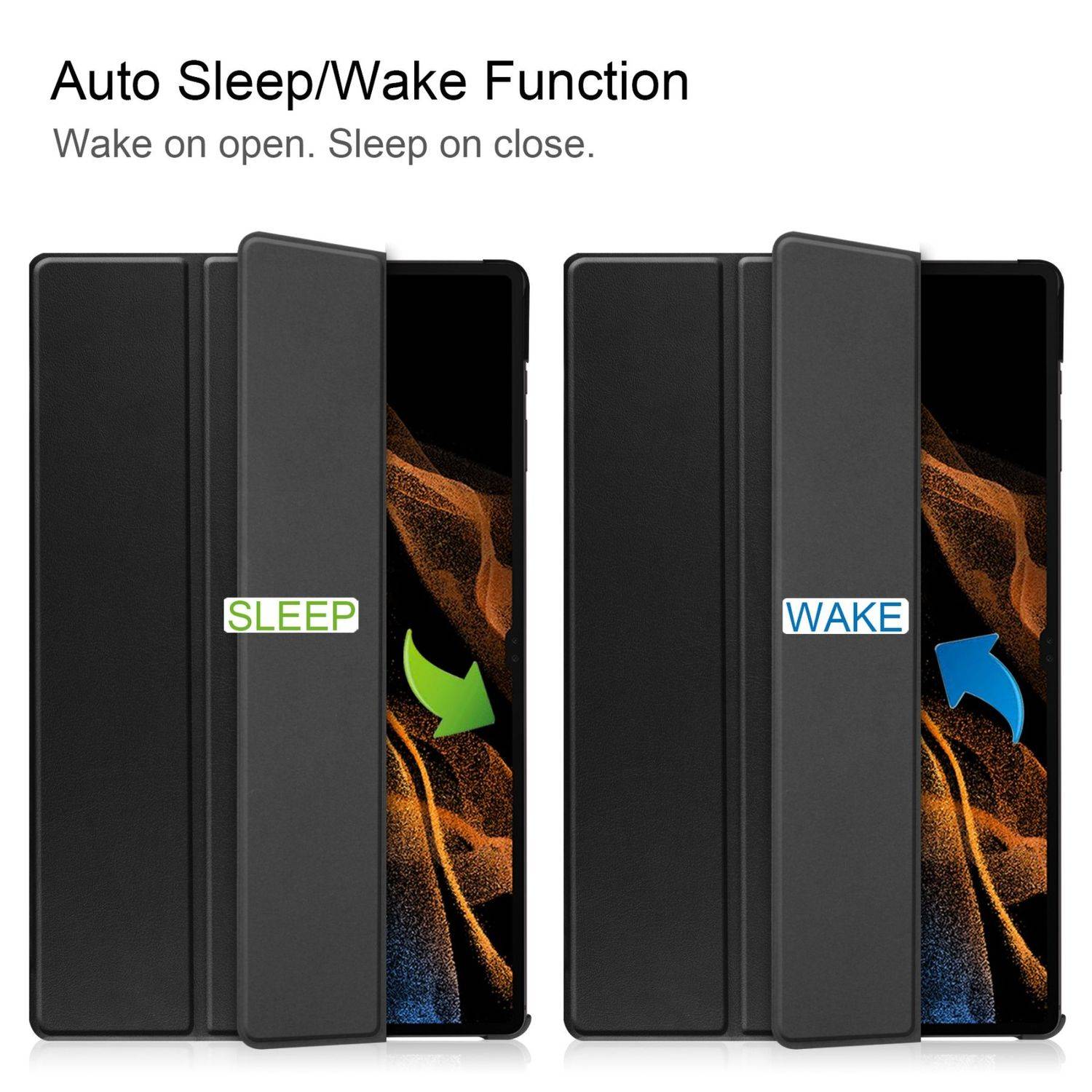 Tablet Hülle für Samsung Galaxy Tab S10 Lite / S10 FE / S9 / S9 FE / S8 Wake UP-1