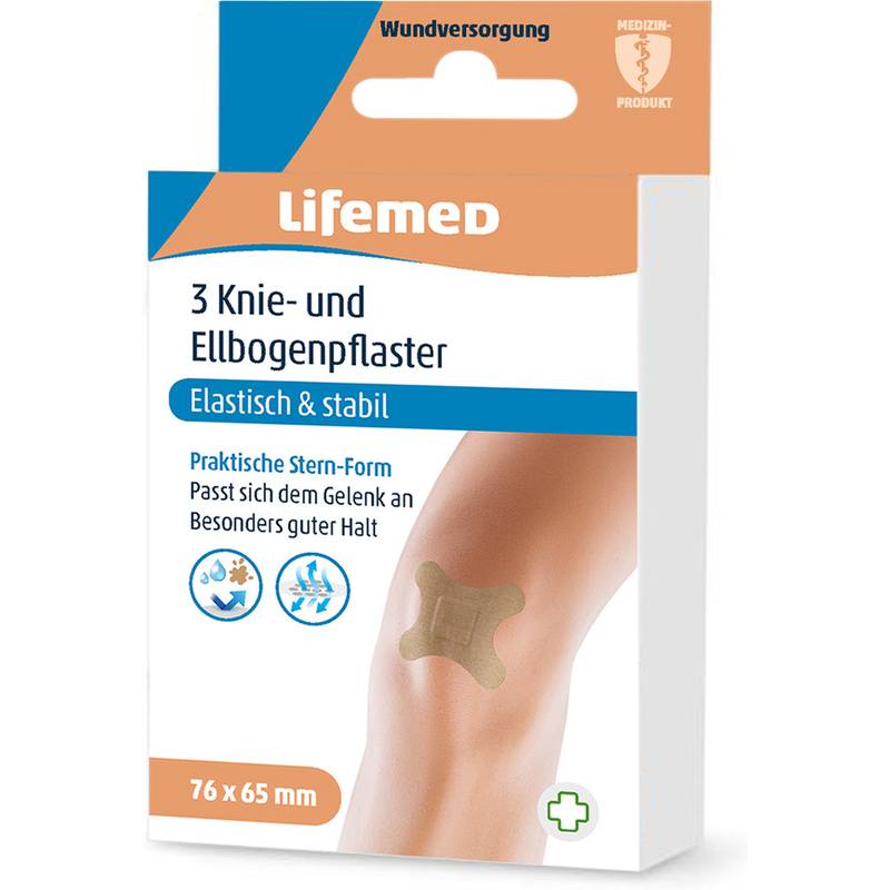 Lifemed Knie- und Ellbogenpflaster "Allround", hautfarben (6499107)-0