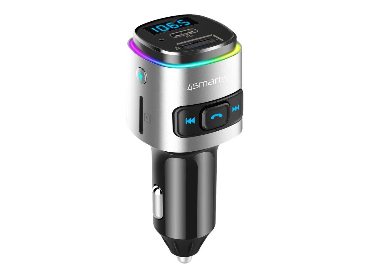 D-Parts 4smarts Media&Assist 2 - Bluetooth-Freihand/FM-Sender/Ladegerät-0