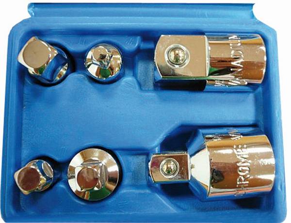 Projahn Steckschlüssel Adapter Satz 1/4" 3/8" 1/2" 3/4" vierkant 6-teilig