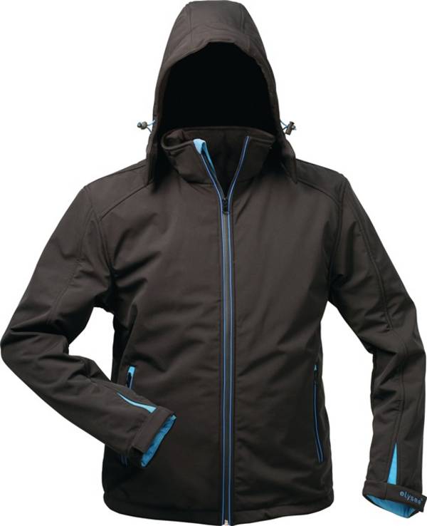 Wintersoftshelljacke Uranos Gr.S schwarz/blau ELYSEE