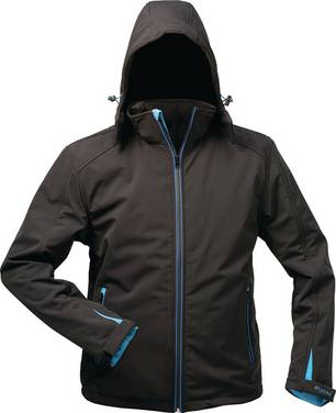 Wintersoftshelljacke Uranos Gr.S schwarz/blau ELYSEE