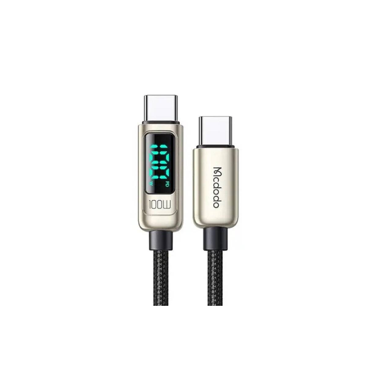 Mcdodo 100 W Typ-C-zu-Typ-C-Digitalkabel QC4.0 PD-Ladekabel LED-Schnellladung-0