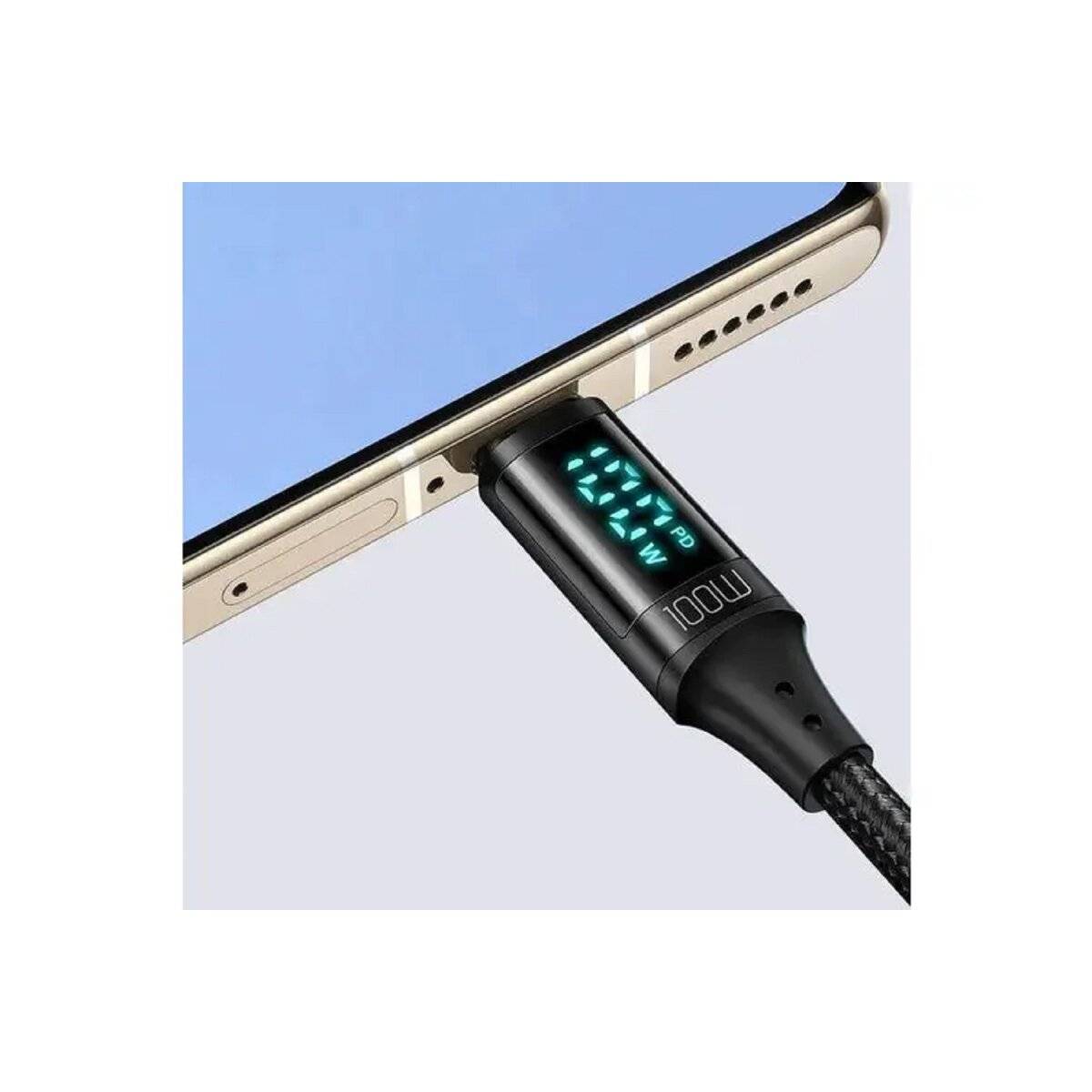 Mcdodo 100 W Typ-C-zu-Typ-C-Digitalkabel QC4.0 PD-Ladekabel LED-Schnellladung-3