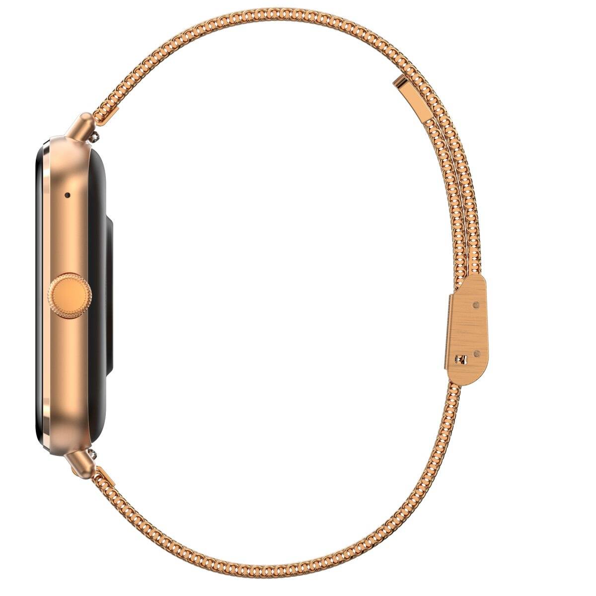 Smartwatch GRC Classic Anruf & SMS Touch Display AMOLED 1,78" Edelstahl Gold-2