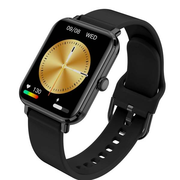 Smartwatch GRC Classic Anruf & SMS Touch Display AMOLED 1,78" Silikon Schwarz