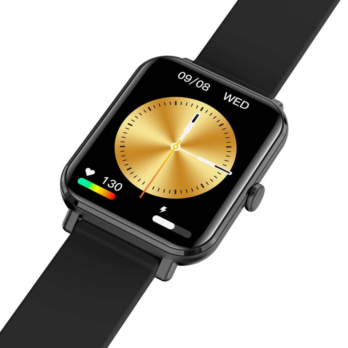 Smartwatch GRC Classic Anruf & SMS Touch Display AMOLED 1,78" Silikon Schwarz-3