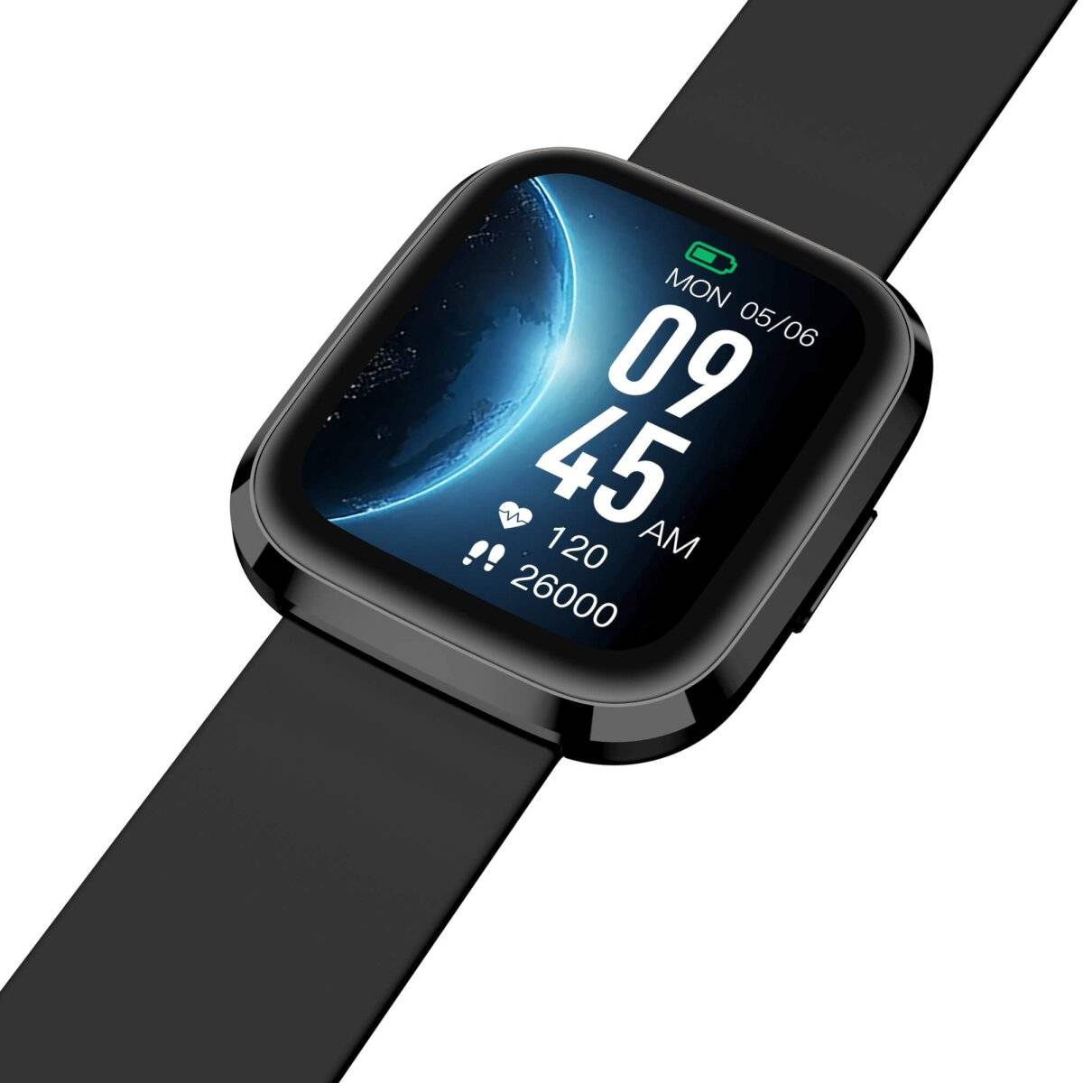 Smartwatch GRC Style Touch Display Anruf & SMS IP68 Wasserdicht Schwarz-1