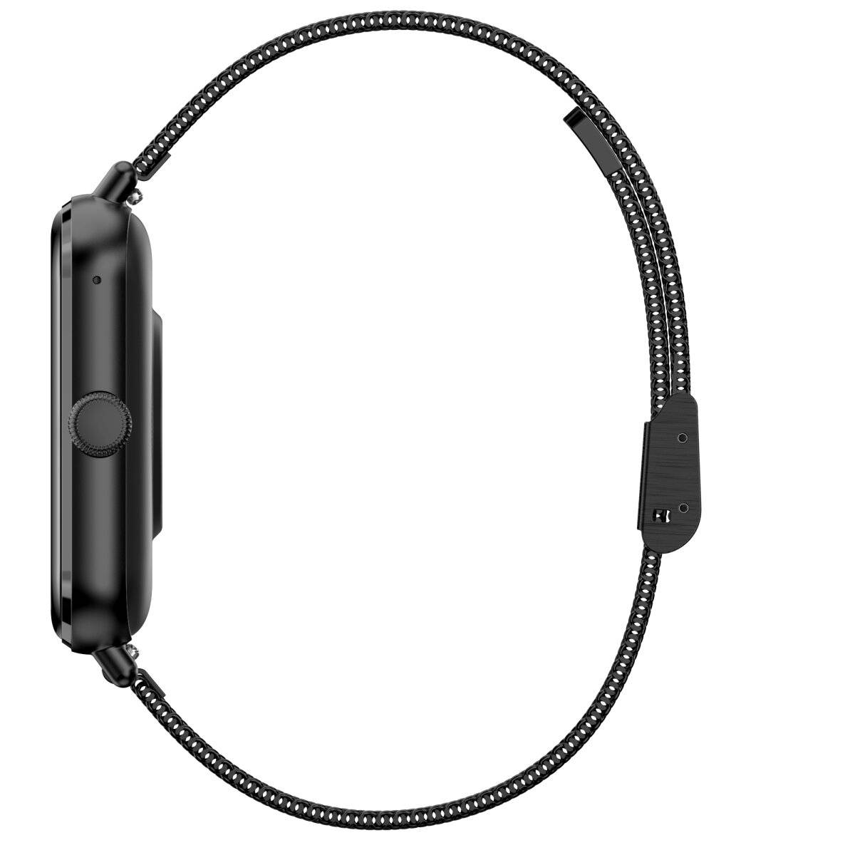 Smartwatch GRC Classic Anruf & SMS Touch Display AMOLED 1,78" Edelstahl Schwarz-3
