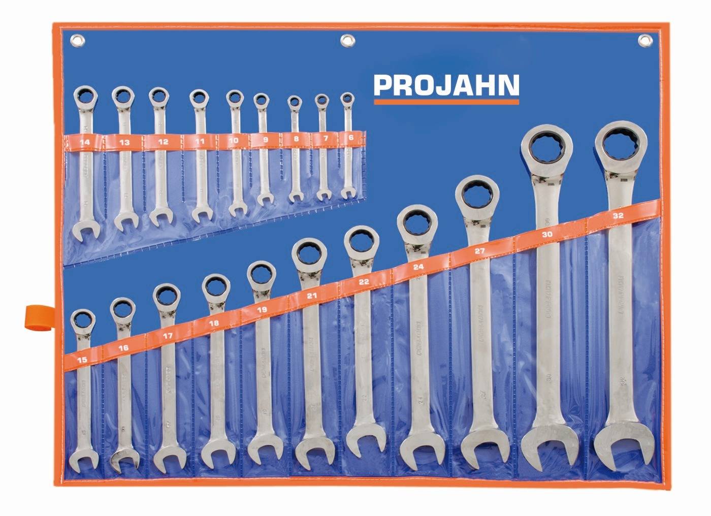 Projahn GearTech Ratschenschlüssel-Set metrisch klassik 20-teilig 6 - 32 mm-0