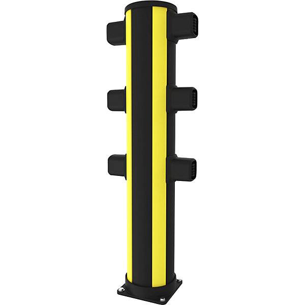 Fußgänger-Poller X-Protect Höhe 1160 mm 6 Anschlüsse gegenüberliegend. Axelent GmbH 77214649