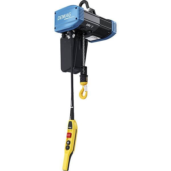 Elektrokettenzug mit Elektrofahrwerk Tragfähigkeit 125 kg. Demag Cranes & Components GmbH 77121149-3