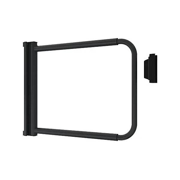 Fußgänger-Tür selbstschließend HxBxL 1160 x 200 x 770 mm graphitschwarz RAL 9011. Axelent GmbH 77214949-0