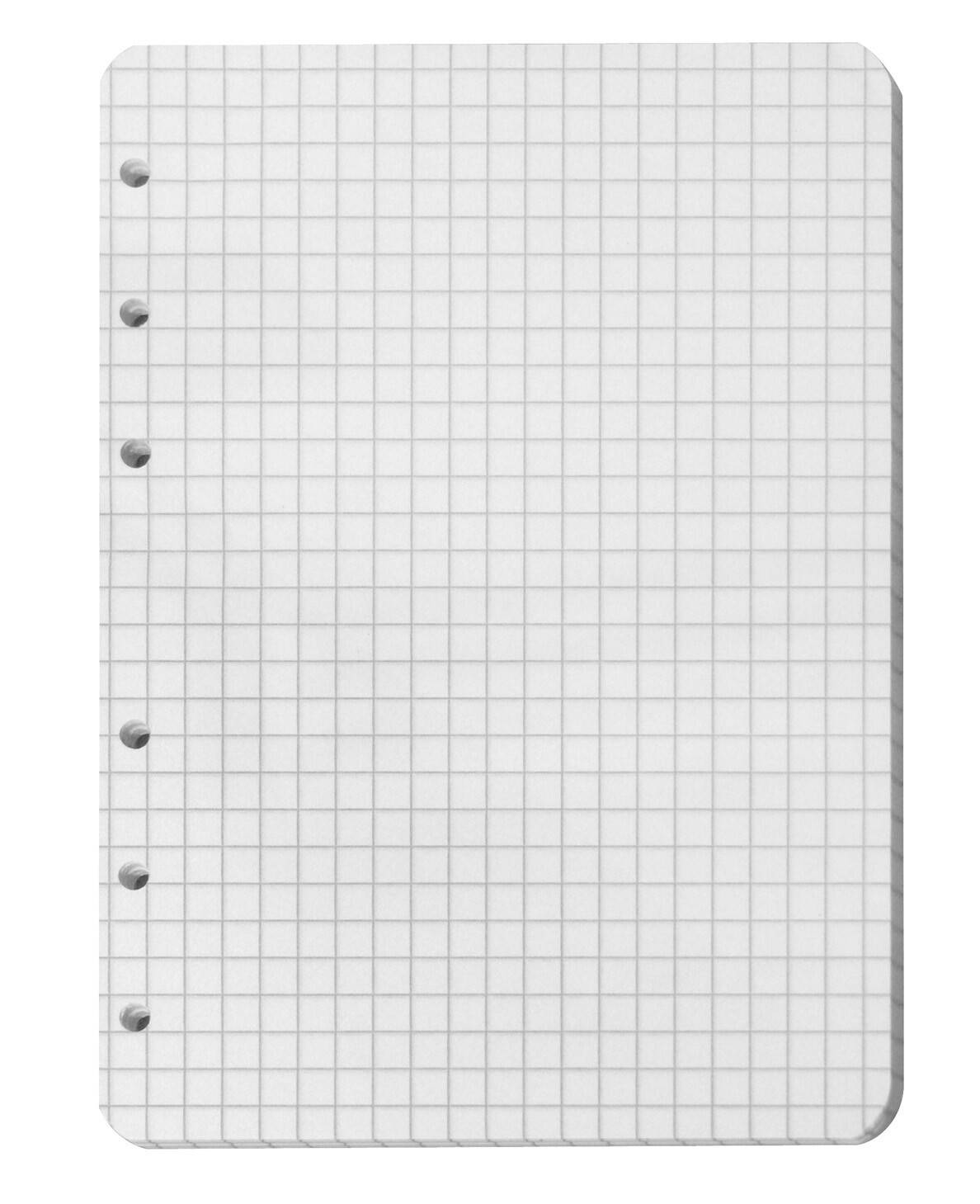 Ringbuch-Einlage A6 50BL kariert 60g Veloflex-0