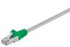 Goobay 50190 CAT 5e Crossover Netzwerkkabel RJ45 Stecker / 100 MHz LAN Kabel gekreuzt / CCA Patchkabel F/UTP Grau / 10m