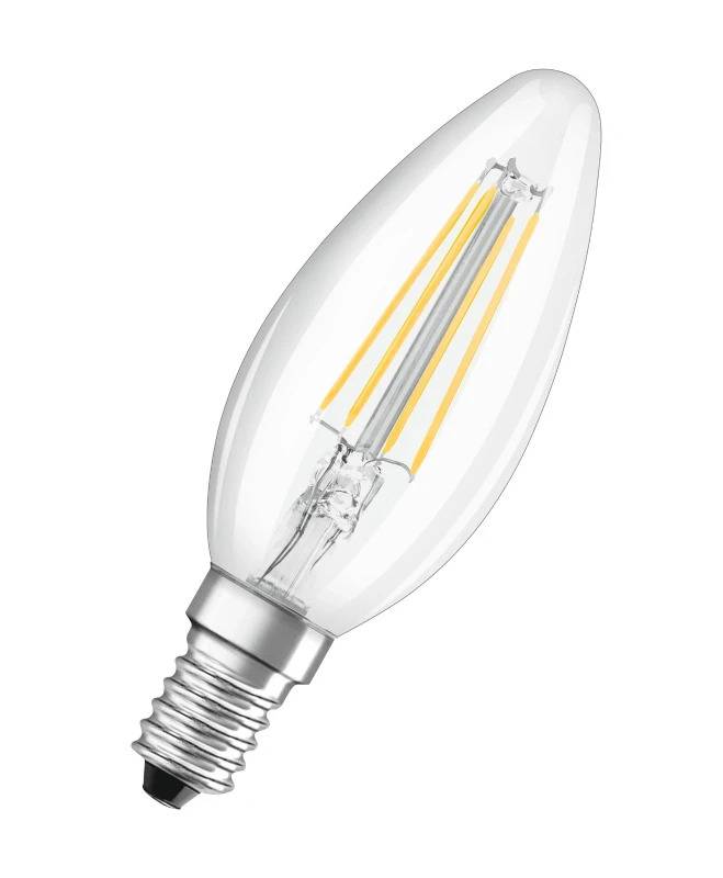 OSRAM HOMELIGHTING 4058075436589 LED EEK E (A - G) E14 Kerzenform 4 W = 40 W Warmweiß (Ø x L) 35 mm x 100 mm 1 St.-1