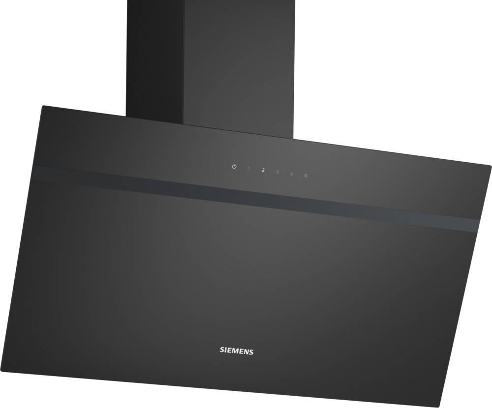 Siemens Dunstabzugshaube LC85KDK60 iQ100 | Wandmontage | Schrägesse | 80 cm | 550 m³/h | LED | touchControl | Schwarz-0