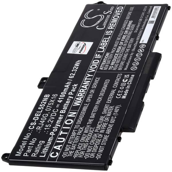 Akku für Laptop Dell Latitude 15 5520, 15,2V, Li-Polymer