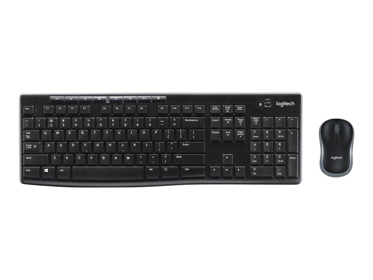 Logitech MK270 RF Wireless AZERTY Französisch Schwarz Tastatur Combo-1