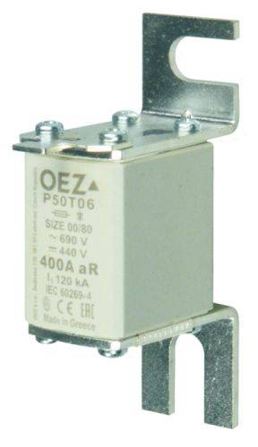 350 A Sicherungseinsatz mit Schraubverschluss, 3 Stück, Sicherungsgröße = 00, 690 V/AC + 440 V/DC, aR-0