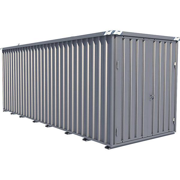 Lagercontainer 2 Flügeltüren Außen-BxHxT 2300 x 2400 x 6100 mm. BOS GmbH Best of Steel 77206149-0