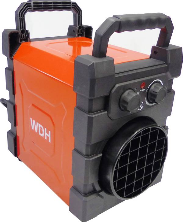 WDH Heizgebläse WDH-BGP03Pro (3kW) - 25m² - H 33 x B 23,5 x T 35 cm