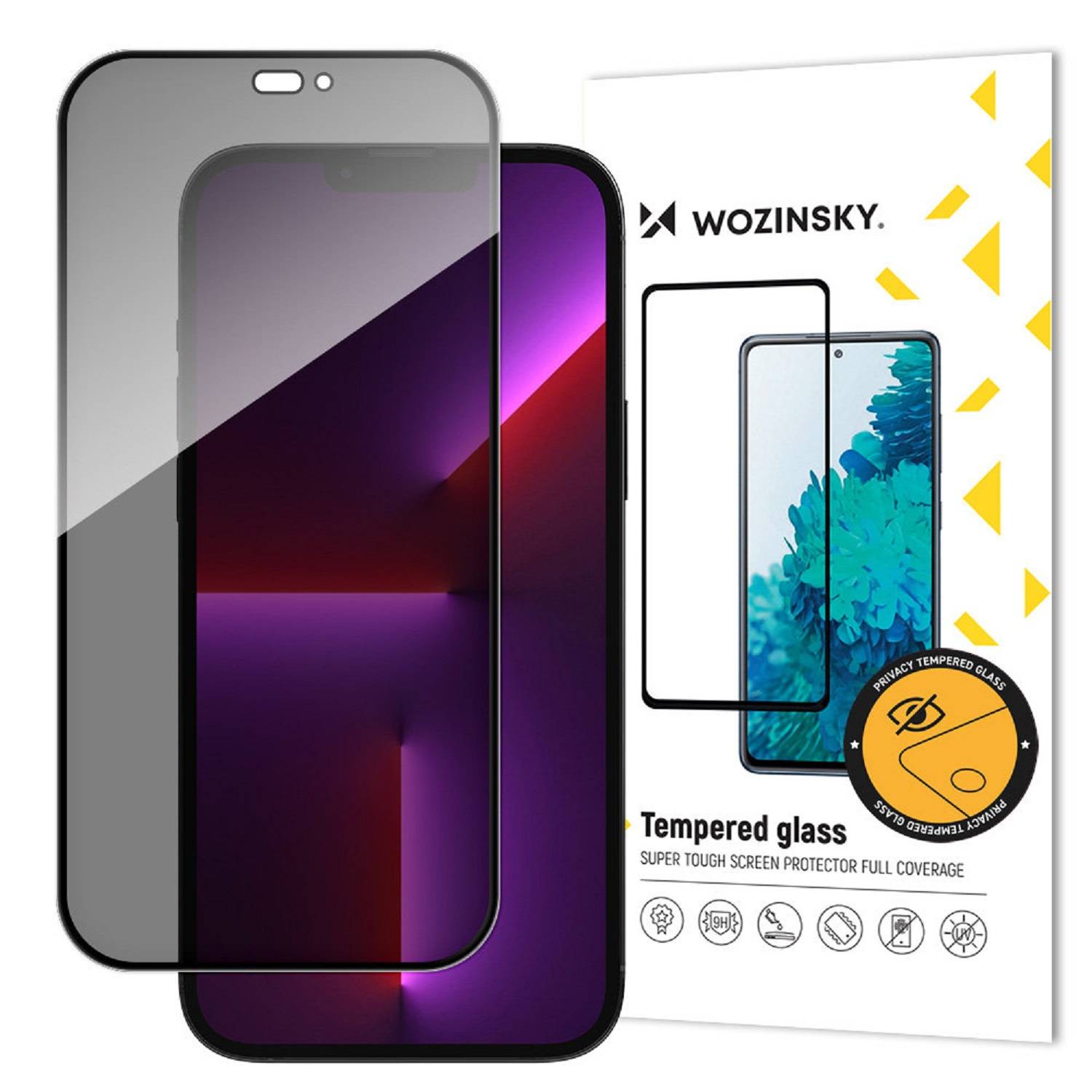 Privacy Glass mit Anti-Spy-Filter Schutzglas für iPhone 15-0