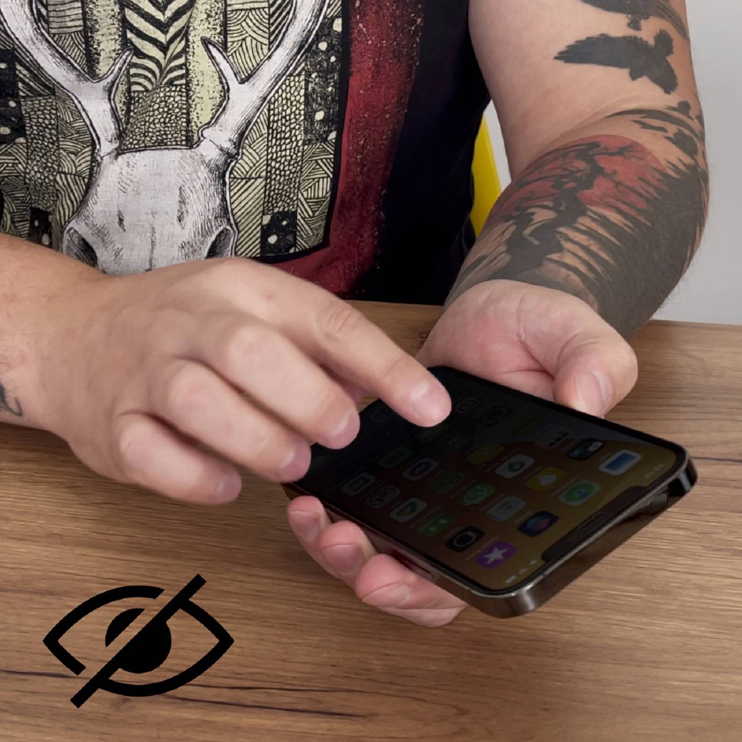 Privacy Glass mit Anti-Spy-Filter Schutzglas für iPhone 15-1