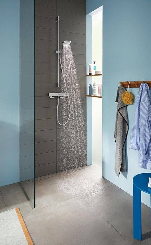 Hansgrohe Thermostat Aufputz Ecostat E Brause, Chrom-4