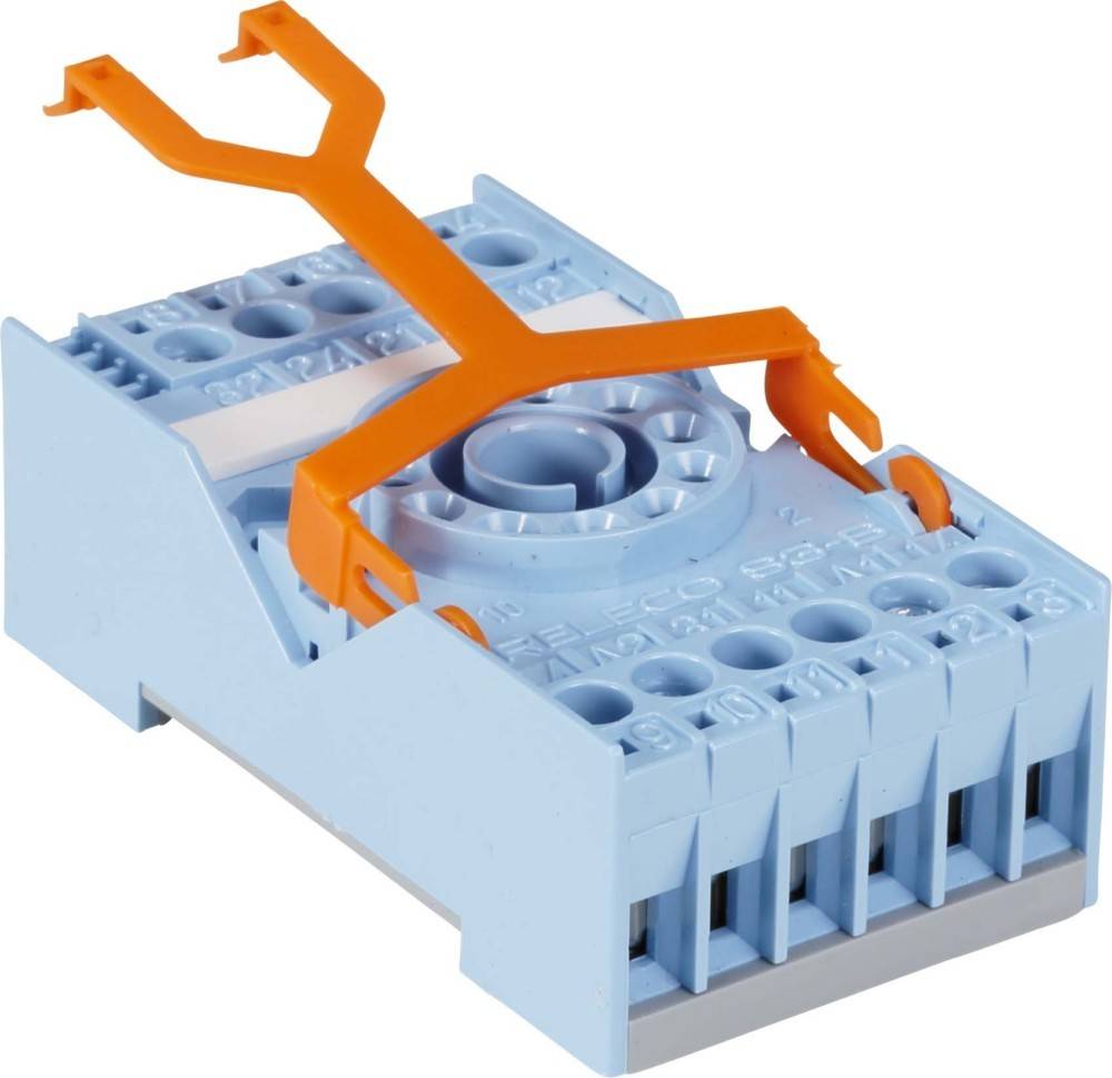 10 Stk. Comat Releco Sockel 11-pin blau-0