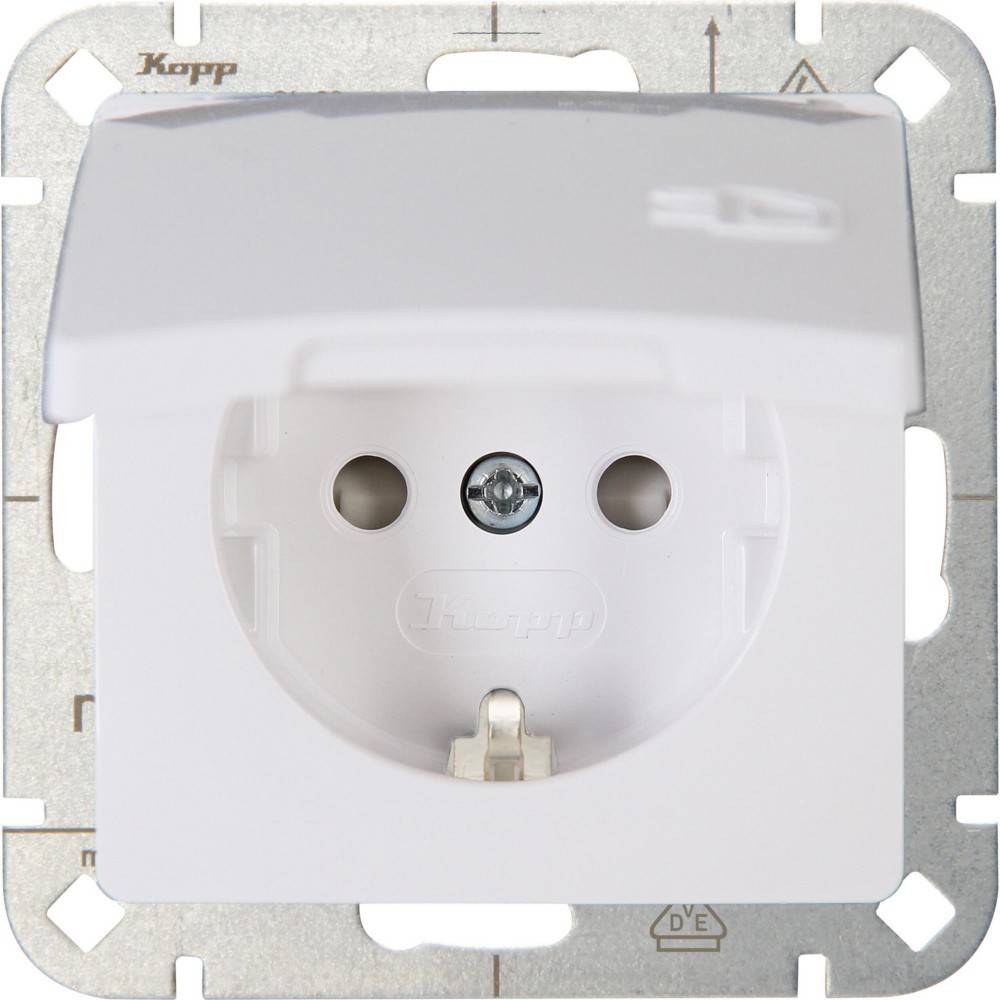 3 Stk. Kopp HK05 - Schutzkontakt- 920802008-0