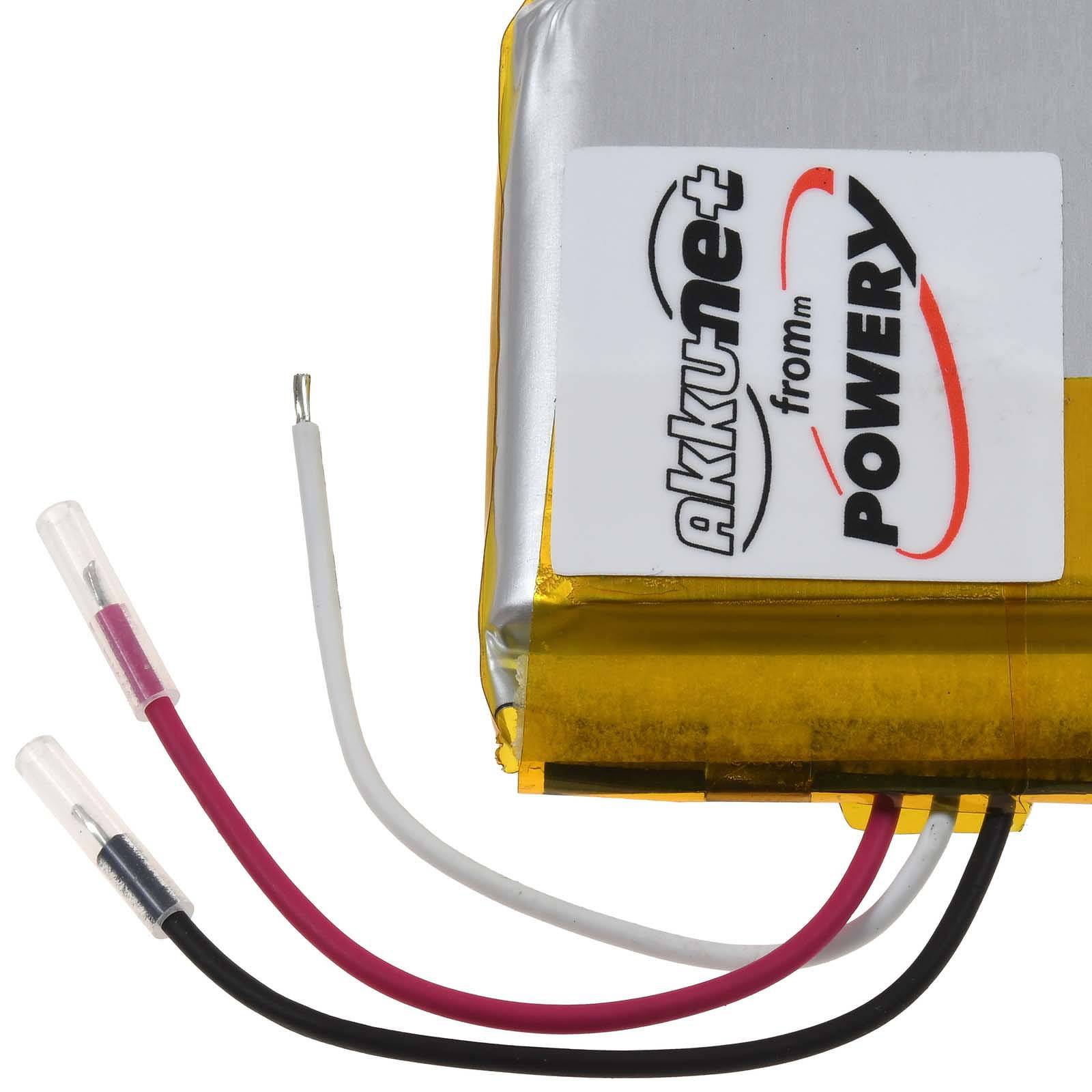 Akku kompatibel mit Jabra Typ AHB723938, 3,7V, Li-Polymer-2