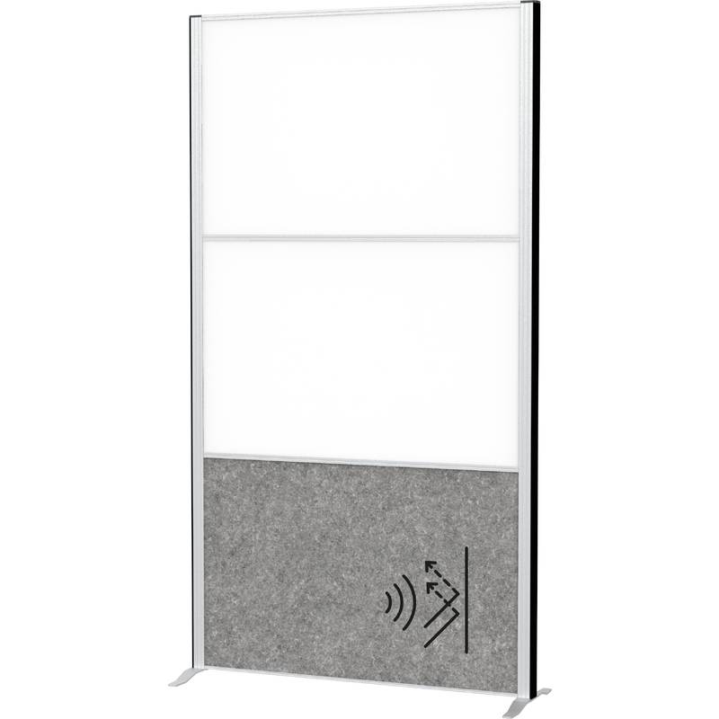 Stellwandsystem MAULconnecto 9622095 2xWB 1xAkustik dunkelgrau Stand-0
