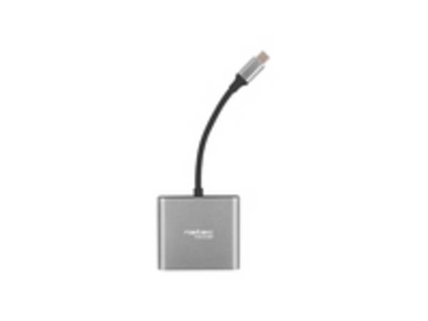 Natec Fowler Multi-Port USB Hub Mini USB-C PD, USB 3.0, HDMI 4K