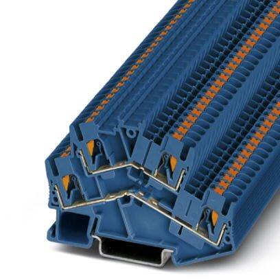 Phoenix Contact Durchgangsreihenklemme 0,14-4qmm, 5,2mm, bl PTTBS 2,5 BU 0,14 mm², 22 A, 500 V