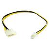C2G - Stromkabel - 4 PIN ATX12V (W) bis interne Stromversorgung, 4-polig (M)