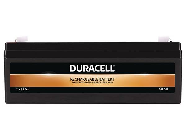 Duracell 12V 2.3Ah VRLA Security Battery Security & Alarm Systems